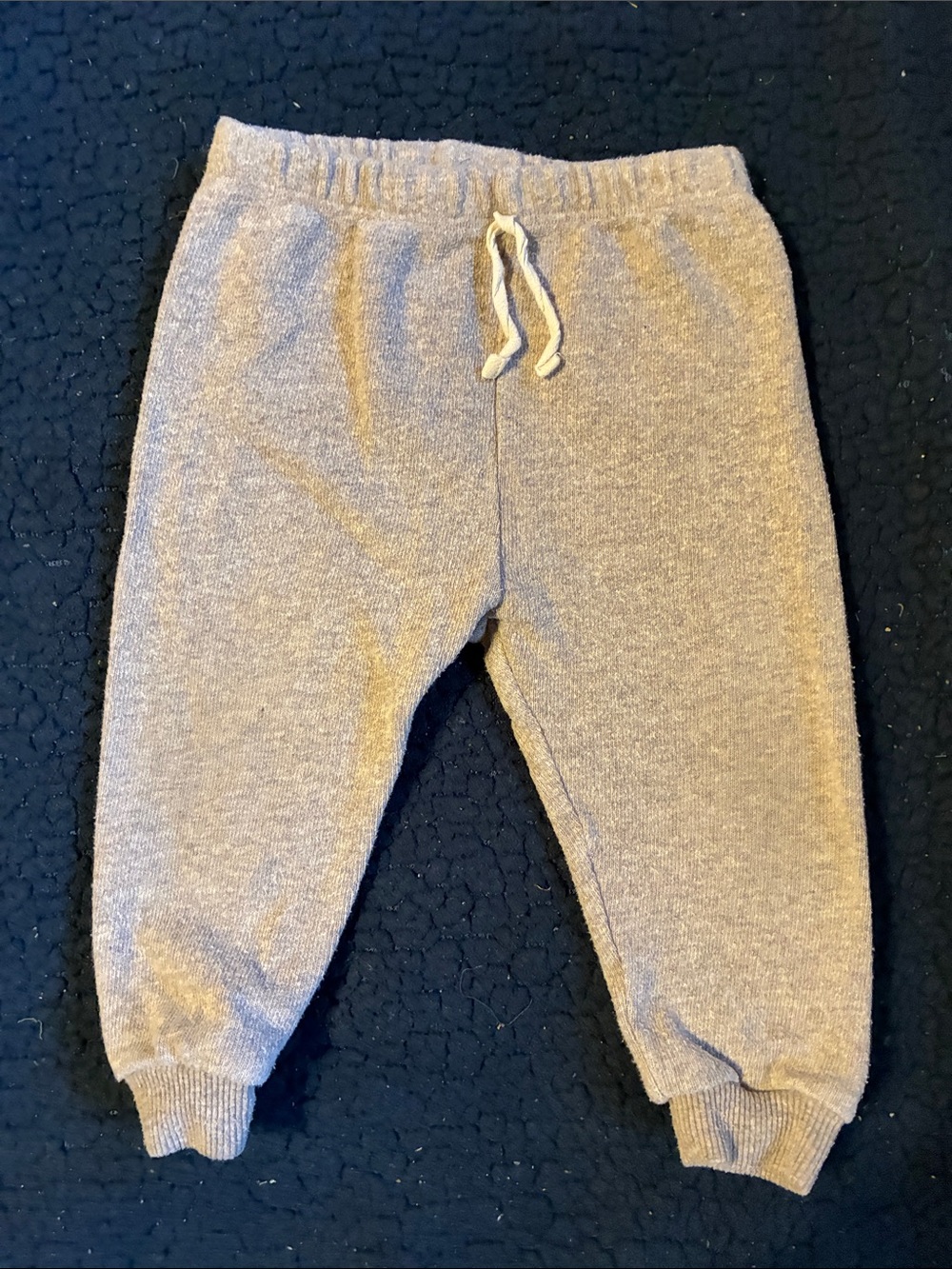 Buho Heather Gray Knit Jogger Pants with Drawstring